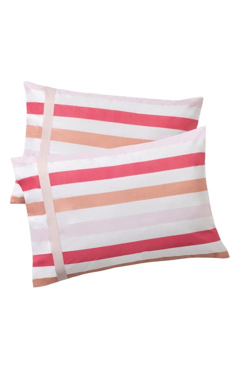 Set of Two Awning Stripe Pillow Sham
