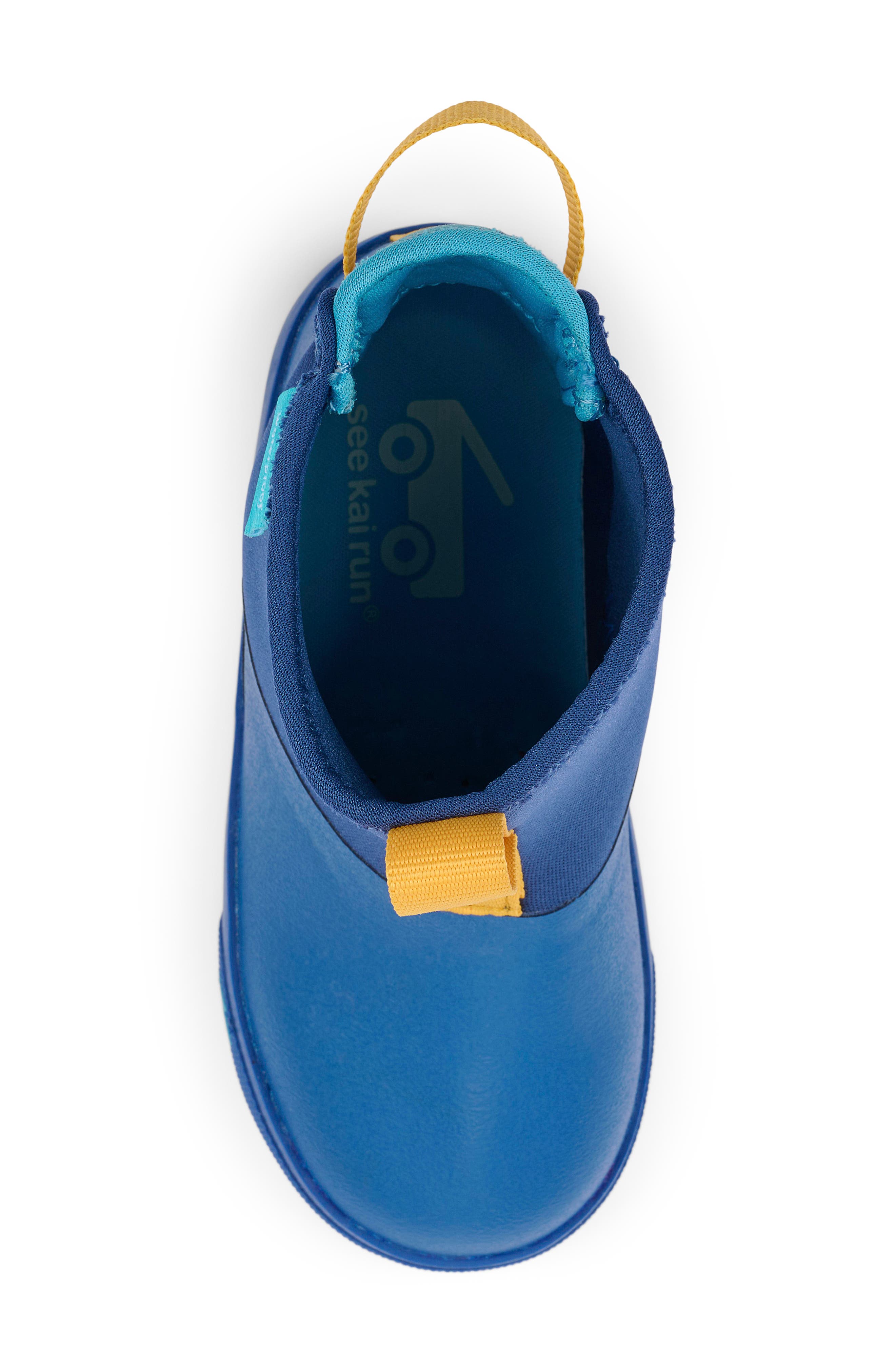 See Kai Run Kids' Ame Waterproof Rainboot, Alternate, color, Blue