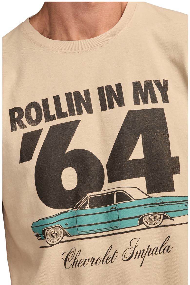'64 Chevy Impala Cotton Graphic T-Shirt, Alternate, color, FEATHER GRAY
