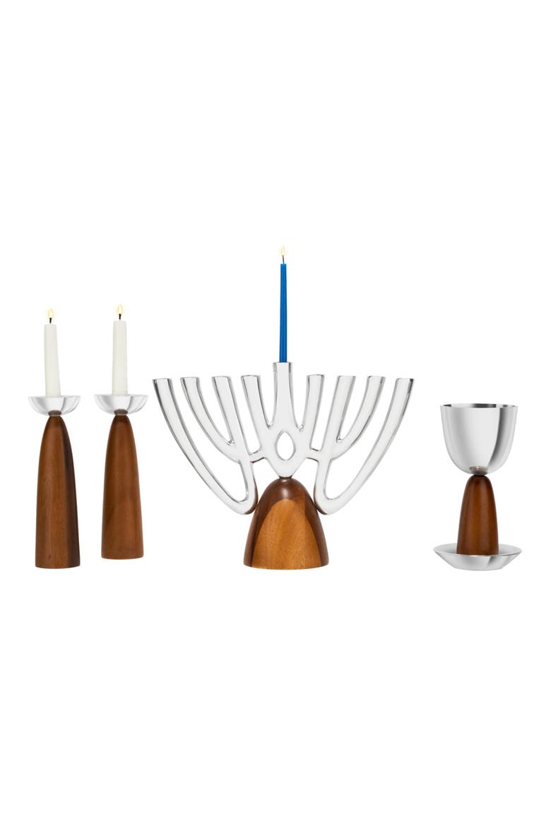 Unity Menorah, Alternate, color, SILVER