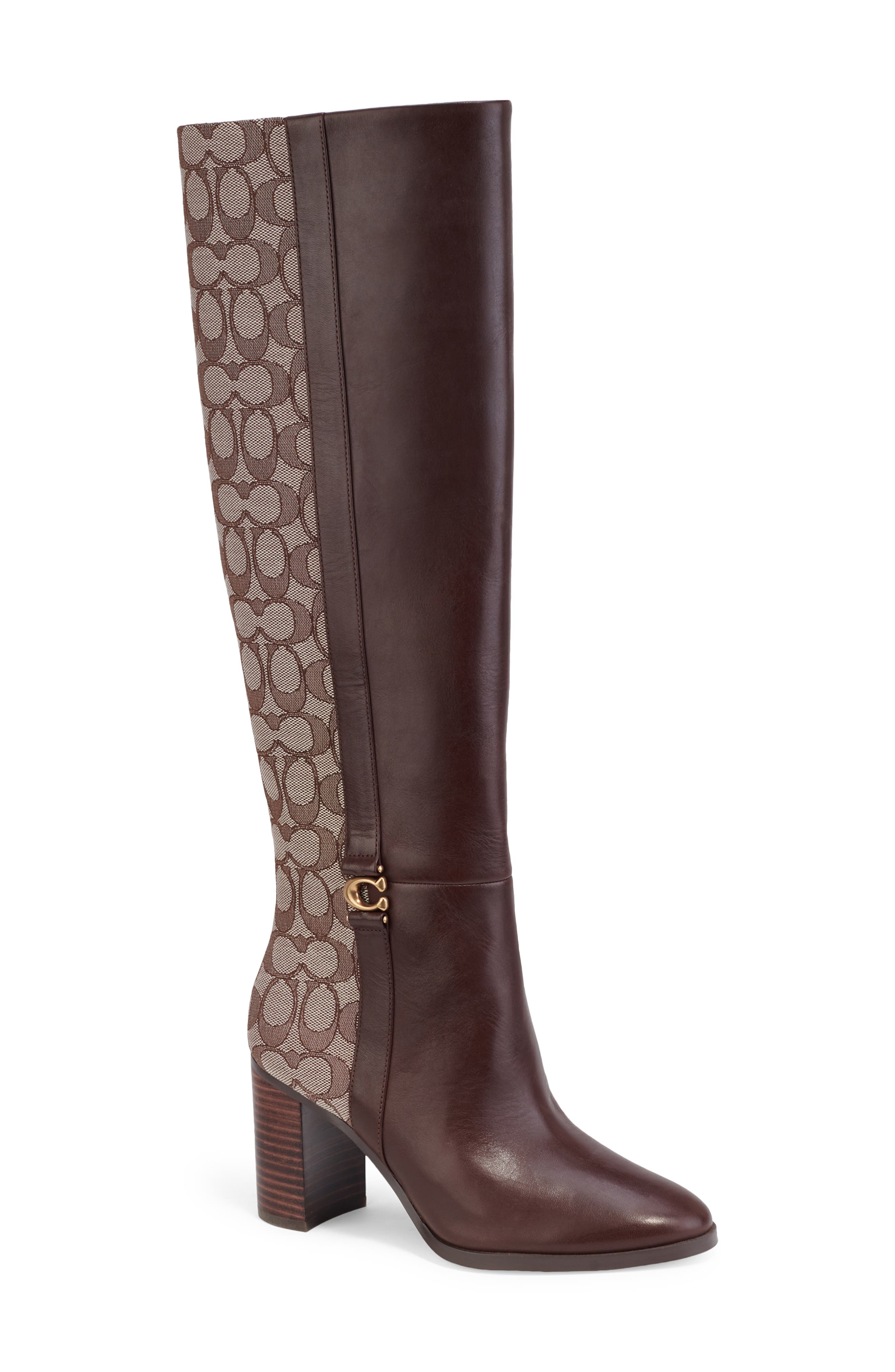 COACH Ollie Knee High Boot, Main, color, 
