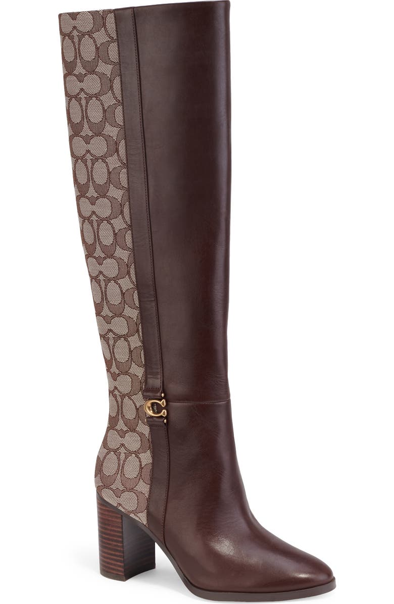 COACH Ollie Knee High Boot, Main, color,
