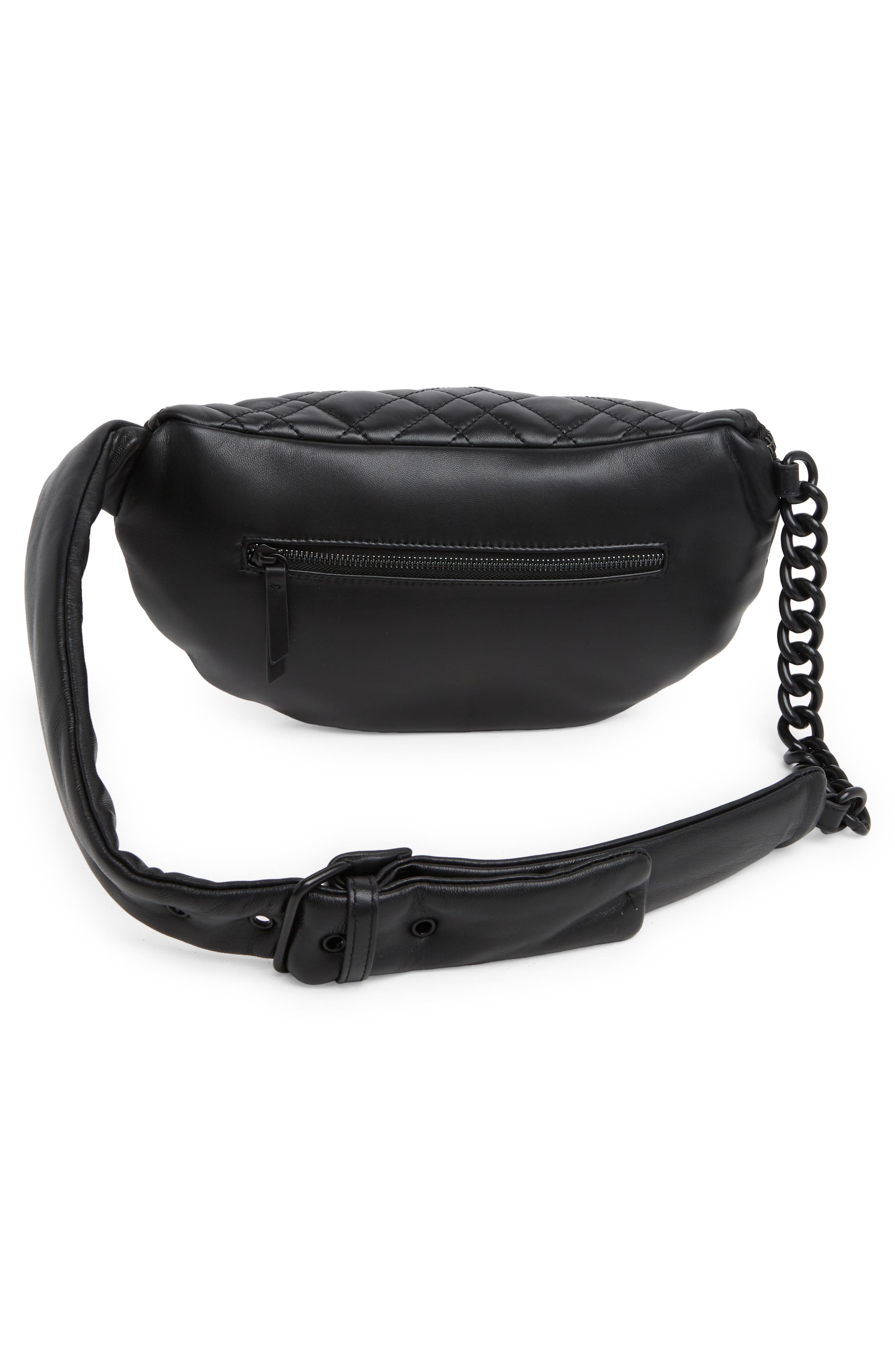 Kurt Geiger London Brixton Quilted Belt Bag, Alternate, color, 