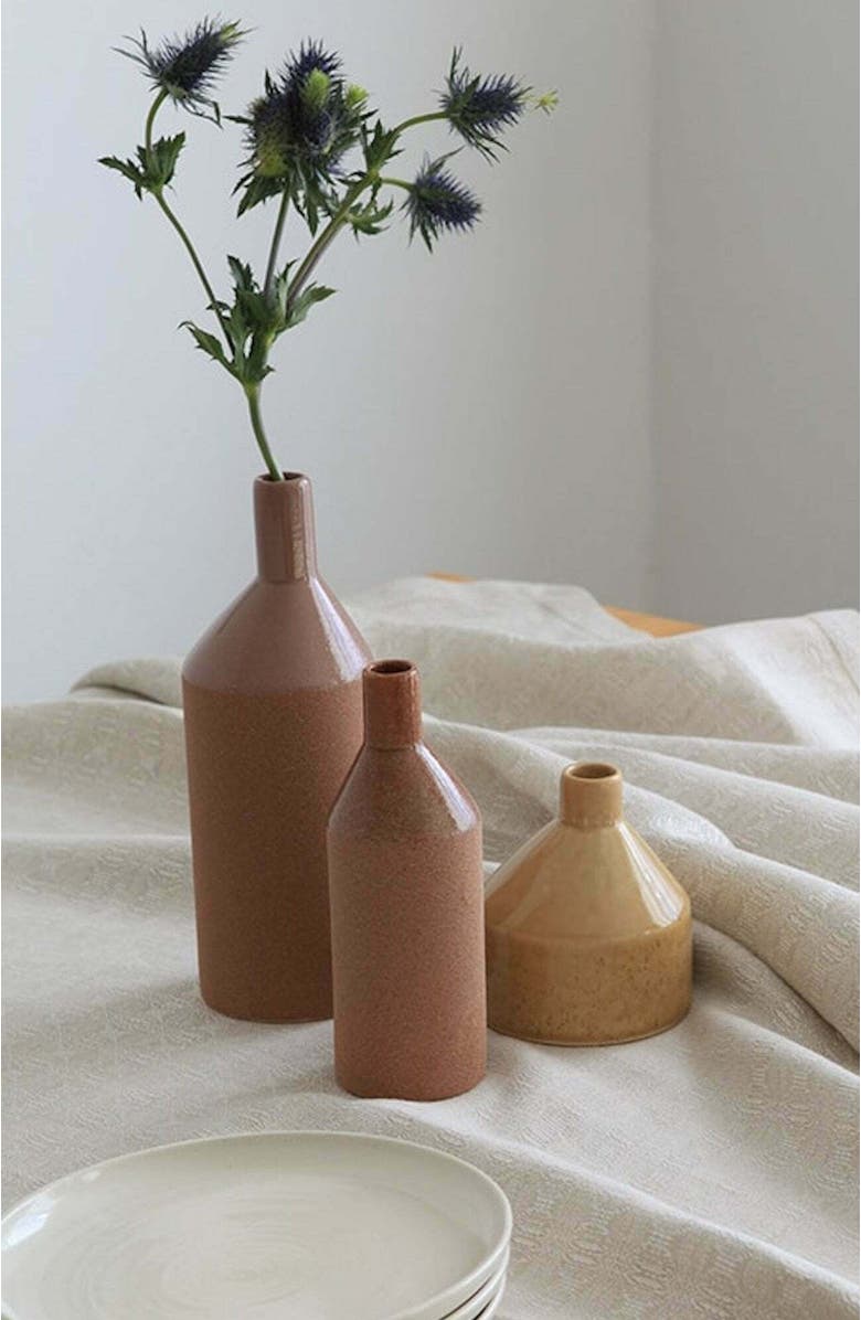 Mungo Linen Cloverleaf Tablecloth, Alternate, color, Natural