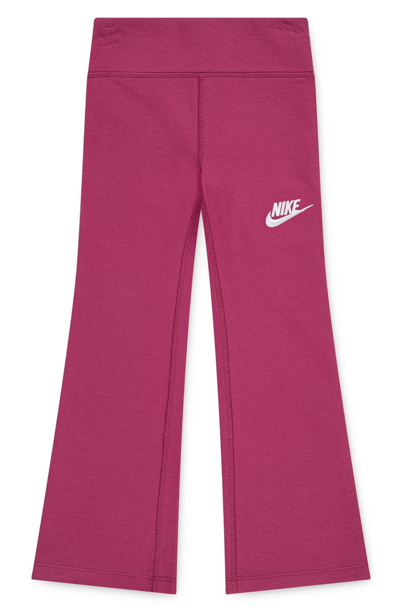 Nike Kids' Flare Leggings, Main, color, Sweet Beet