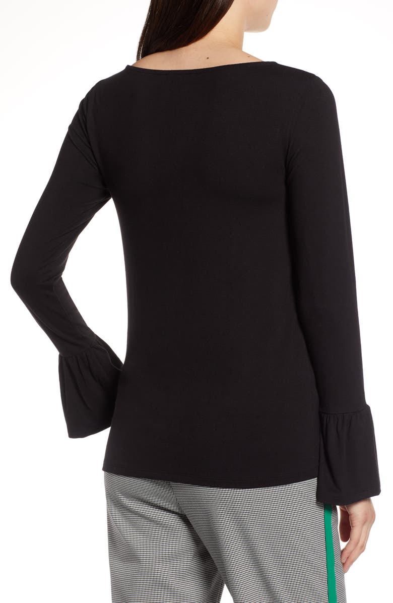 Halogen<sup>®</sup> Bell Sleeve Knit Top, Alternate, color,