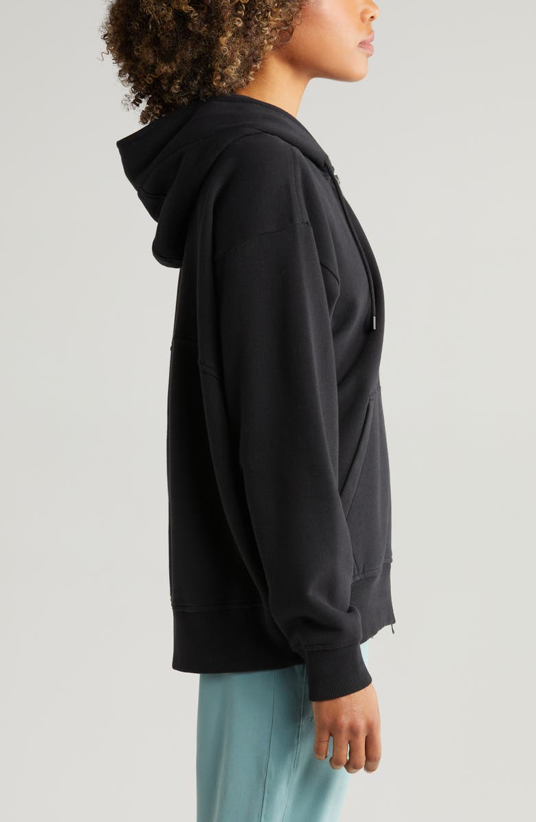 Zella Cloud Fleece Zip Hoodie, Alternate, color,