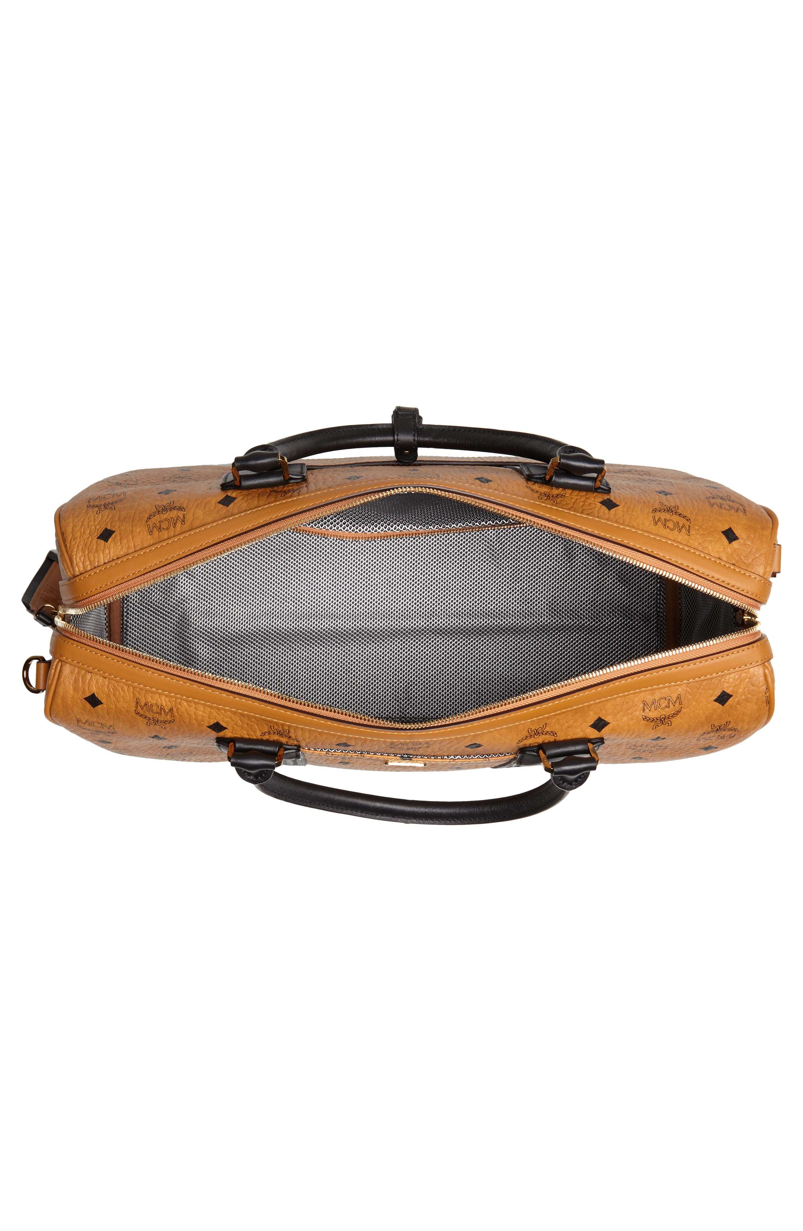 MCM Traveler Visetos Duffle Bag, Alternate, color, 