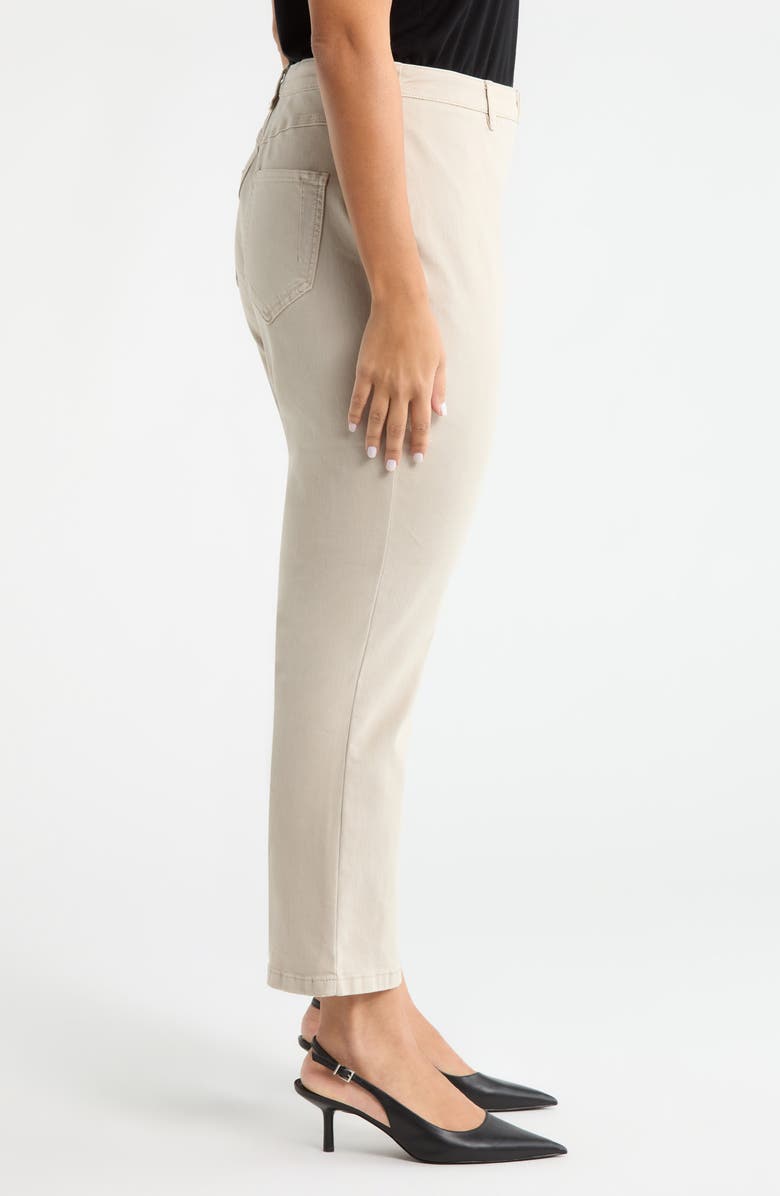 Lysse Estelle Pull-On Ankle Flare Jeans, Alternate, color, Asutex Crisp Khaki