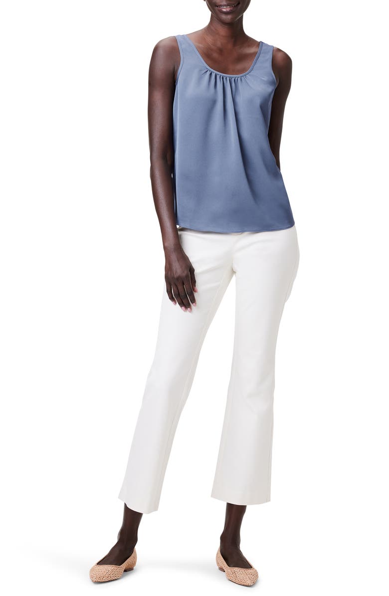 NIC+ZOE Scoop Neck Satin Tank, Alternate, color, 