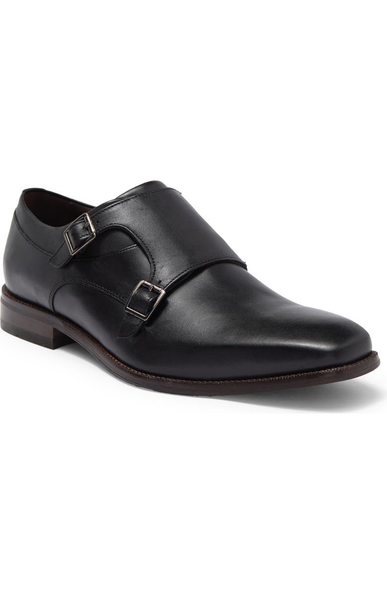 Johnston & Murphy Archer Double Buckle Monk Shoe, Main, color,