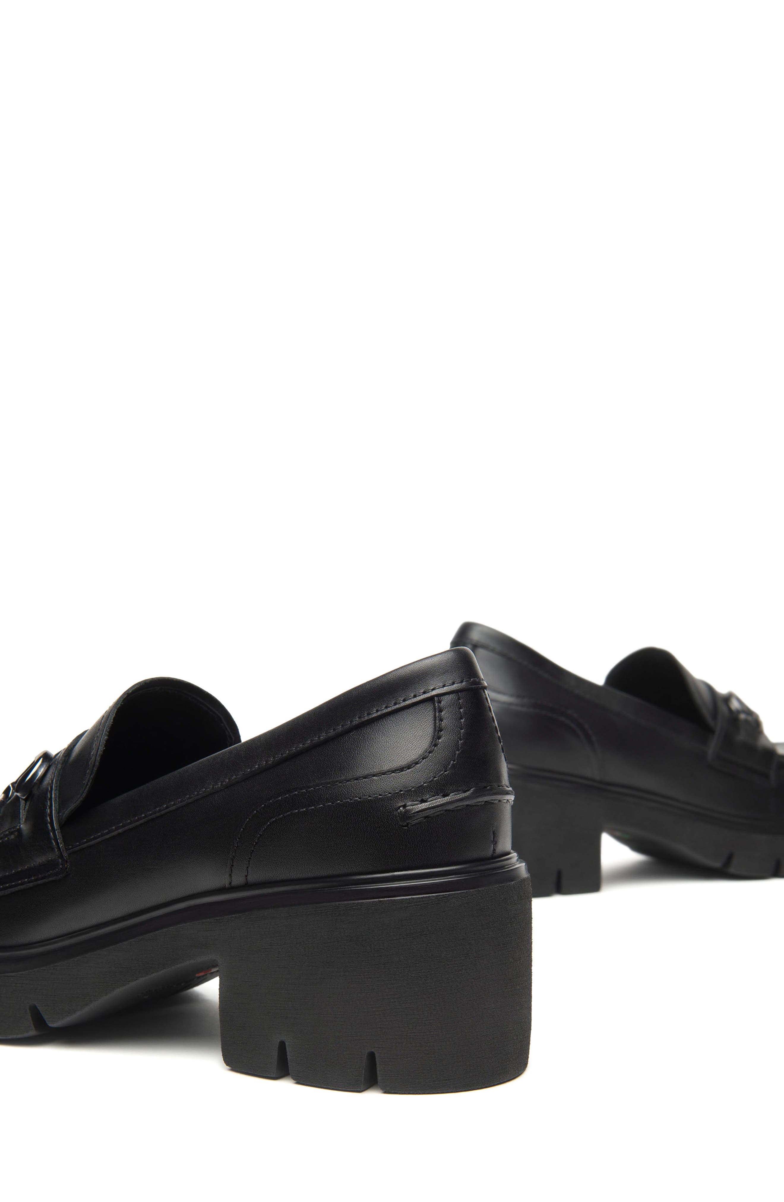 NeroGiardini Lug Sole Loafer, Alternate, color, Black