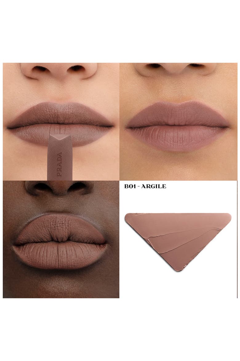 Monochrome Hyper Matte Refillable Lipstick, Alternate, color, B01 ARGILE - Beige brown