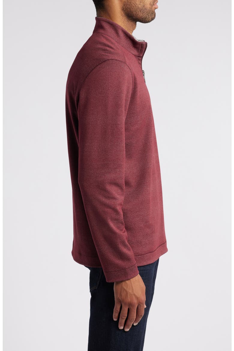 XC4® Reversible Performance Pullover, Alternate, color, BURGUNDY