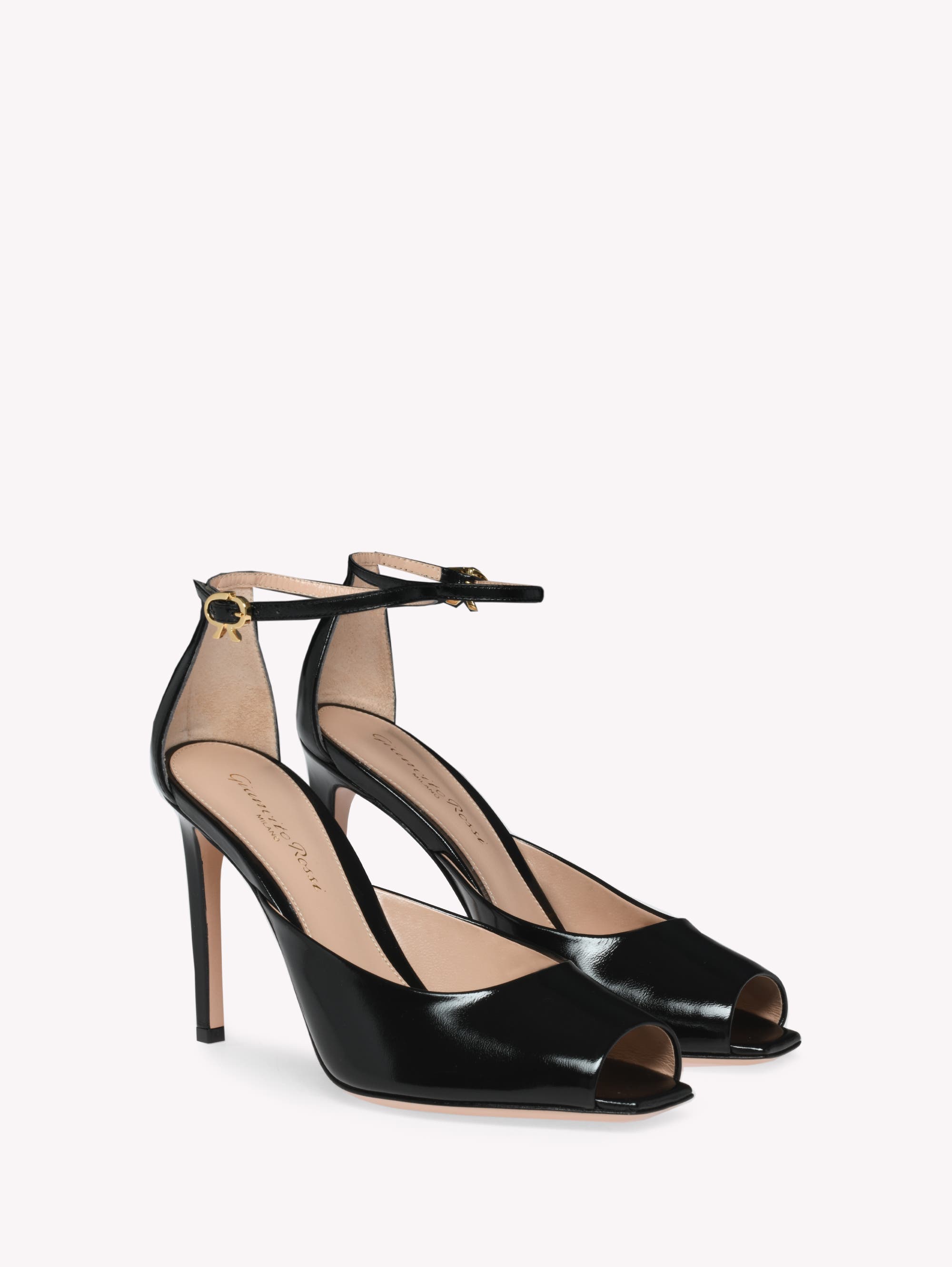 Gianvito Rossi Ethel Sandal, Alternate, color, Black Nappa