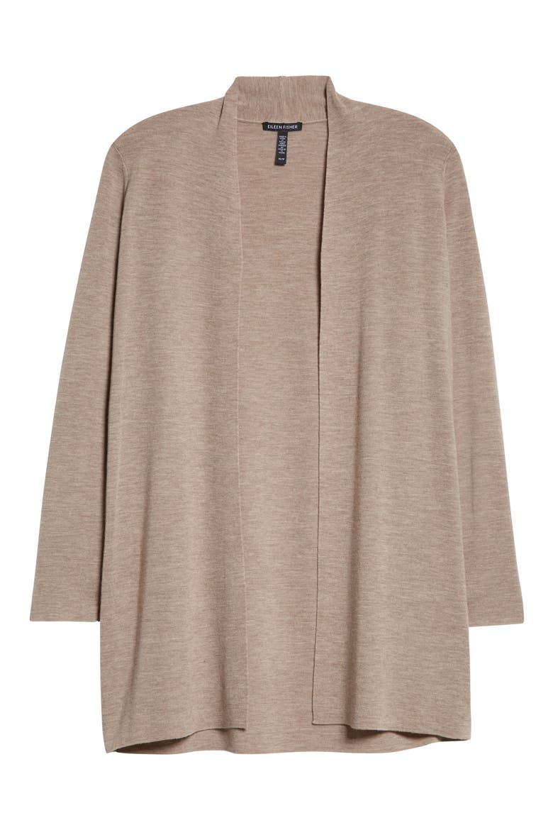 Merino Wool Long Cardigan, Alternate, color, BARLY