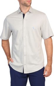 TailorByrd Solid Modal Blend Short Sleeve Shirt
