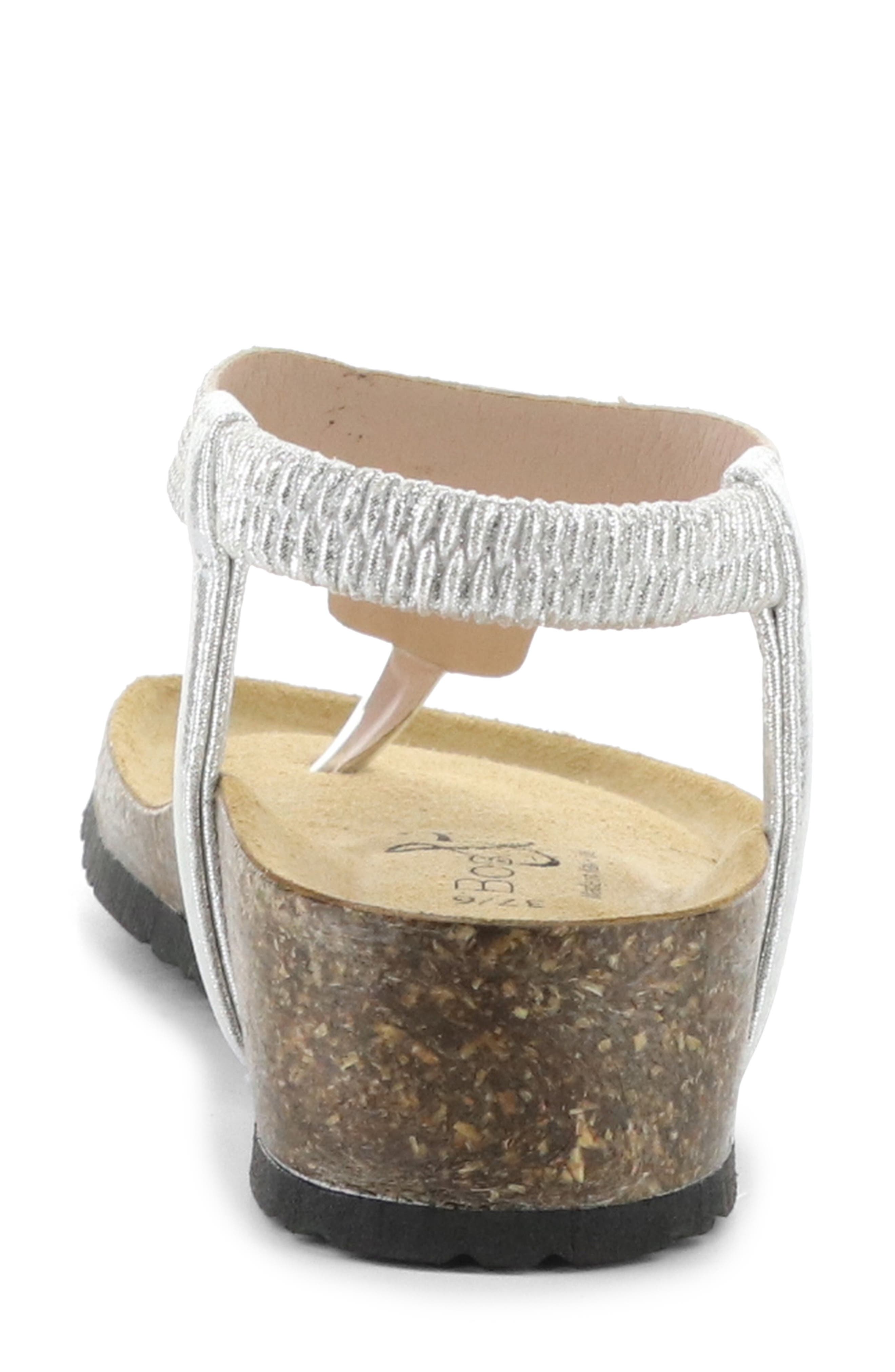 Lila Sandal, Alternate, color, SILVER BEADED LAMINATO
