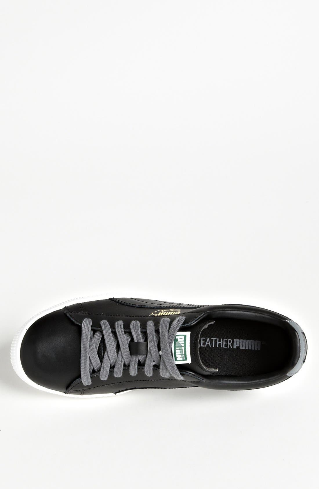 'Clyde' Sneaker, Alternate, color, BLACK/ QUIET SHADE/ WHITE