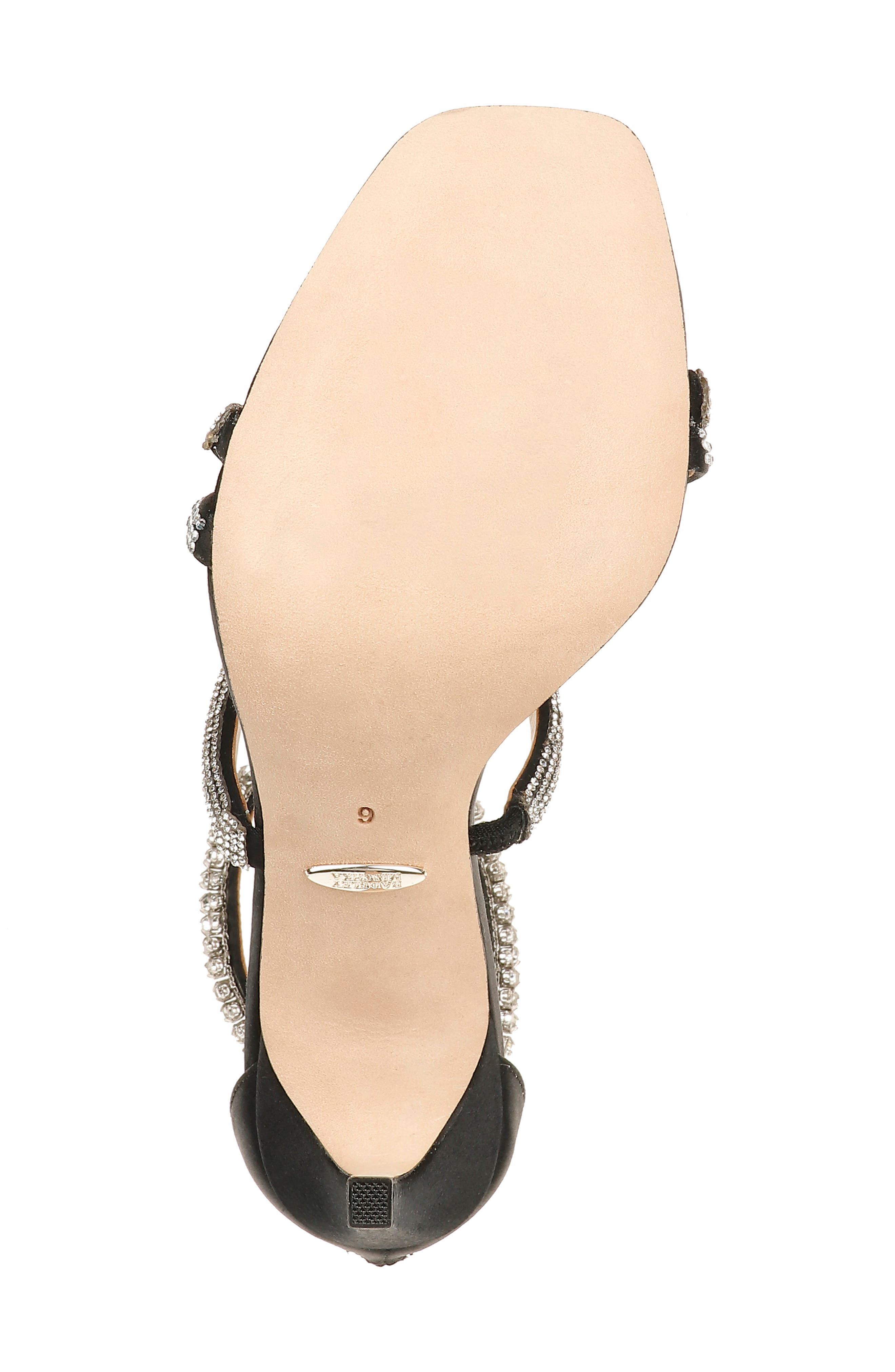 Badgley Mischka Collection Zulema Embellished Strappy Sandal, Alternate, color, 