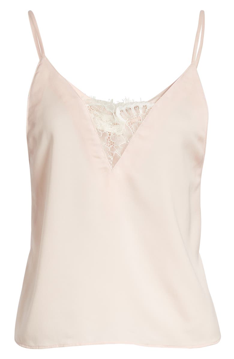 A La Plage Lace Inset Camisole, Alternate, color, 