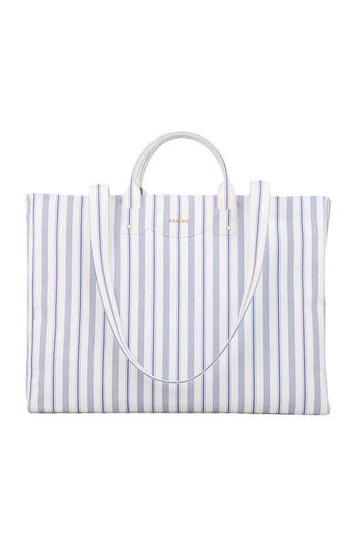 Sandro Striped Canvas Tote Bag