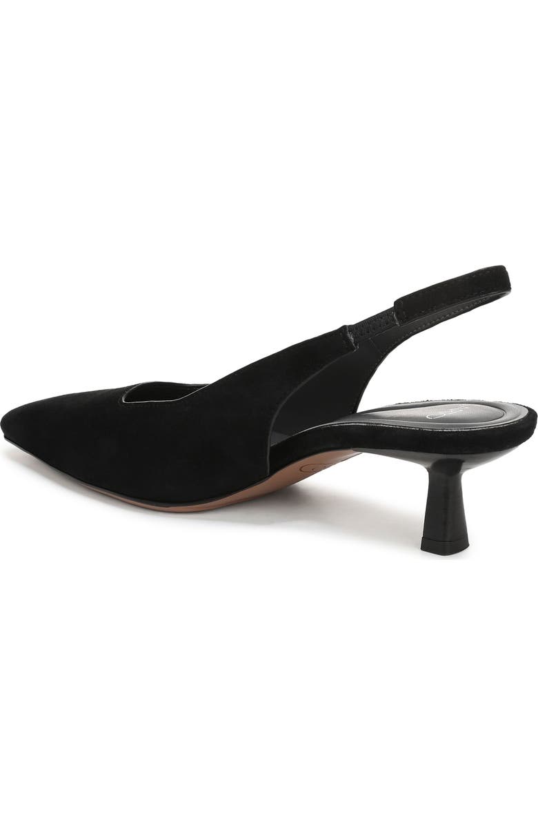 SARTO by Franco Sarto Raven Slingback Kitten Heel Pump, Alternate, color, Black/ Black