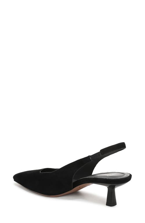 Sarto By Franco Sarto Raven Slingback Kitten Heel Pump In Black