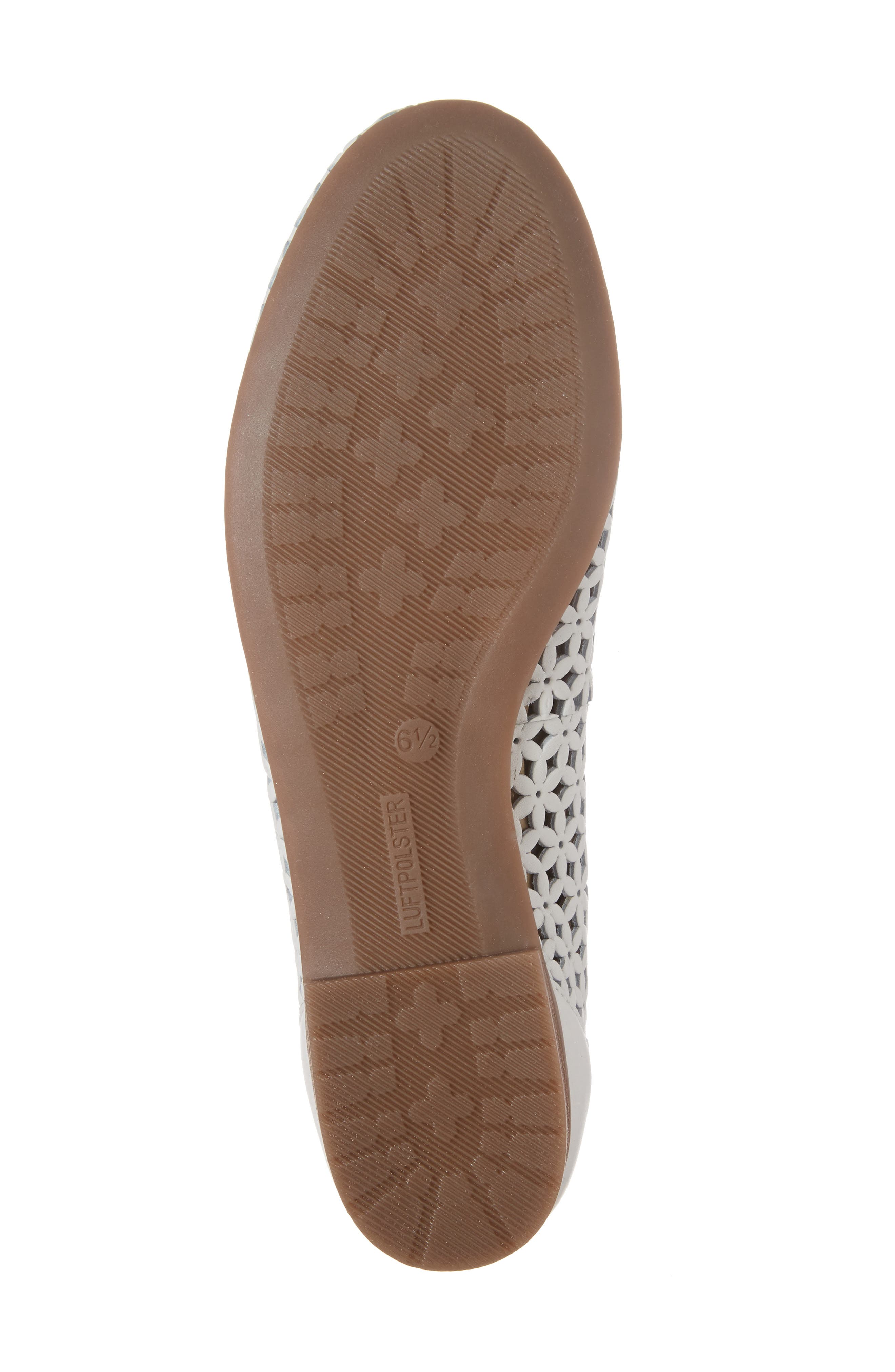 ara Stephanie Perforated Ballet Flat, Alternate, color, 