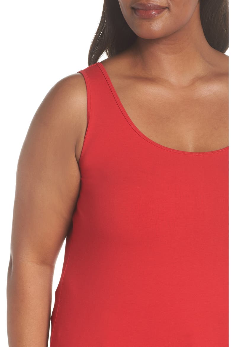 Perfect Scoop Tank, Alternate, color, RED SANGRIA