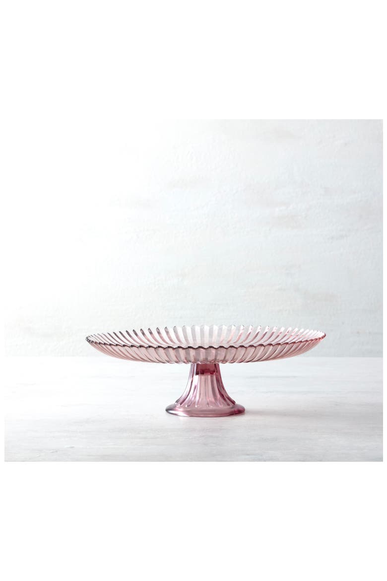 Archie Large Cake Stand, Alternate, color, PINK