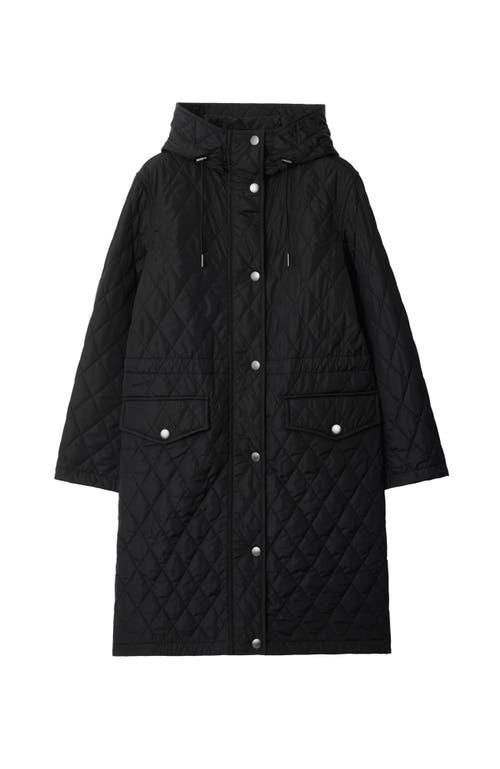 Burberry Quilted Parka Coat