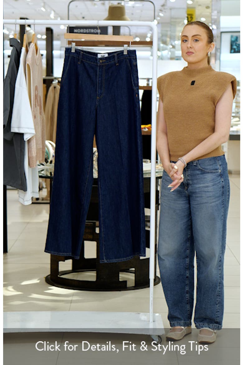 Cameron High Waist Wide Leg Trouser Jeans video