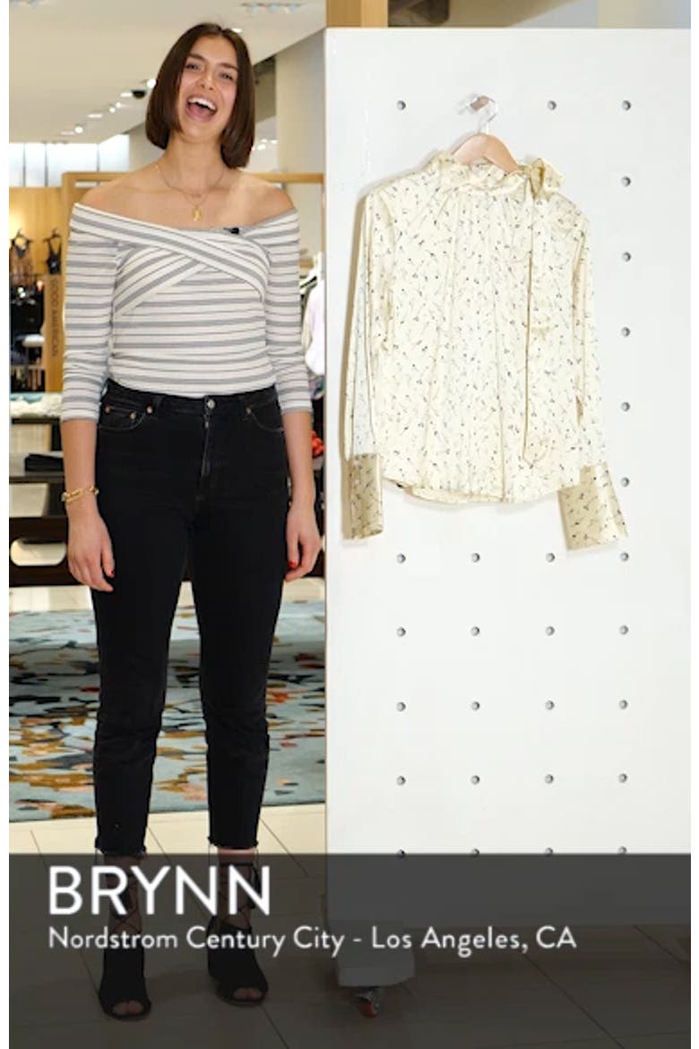 Easy Tie Neck Top (Nordstrom Exclusive) video