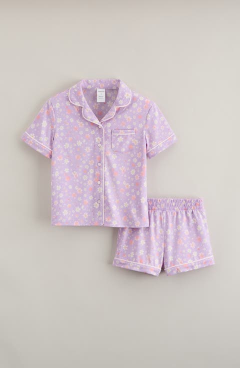 Kids' Print Two-Piece Short Pajamas