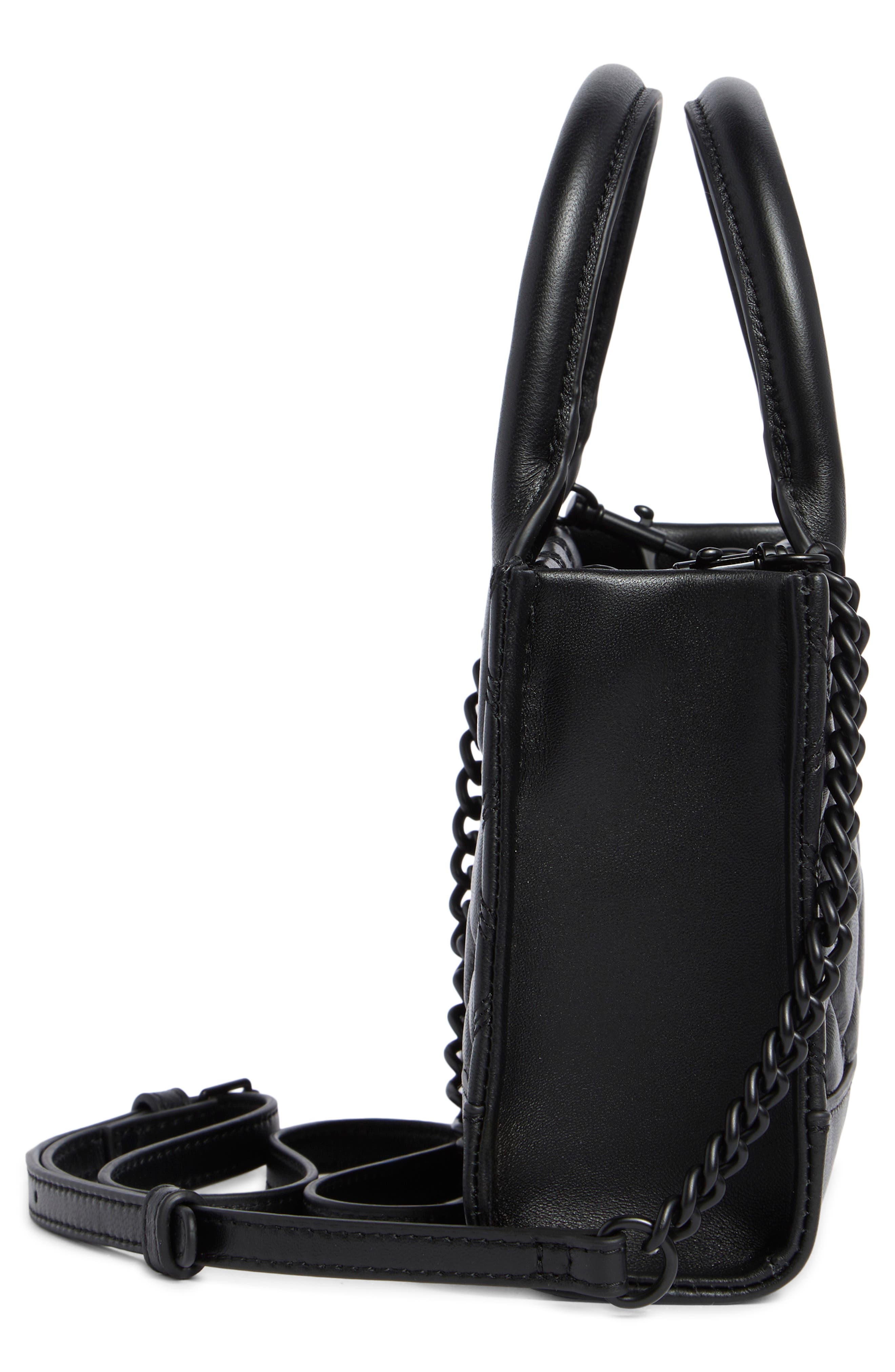 Kurt Geiger London XS Kensington Square Leather Tote Bag, Alternate, color, 