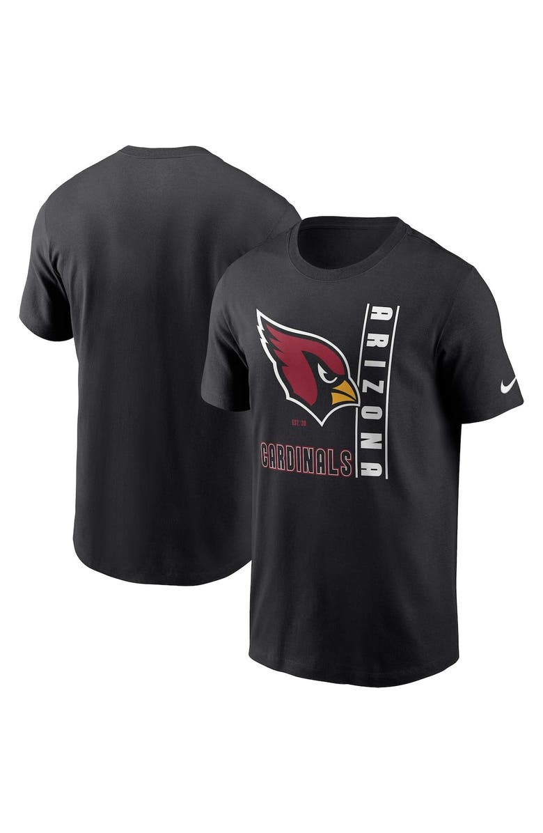 Nike Men's Nike  Black Arizona Cardinals Lockup Essential T-Shirt, Main, color, 