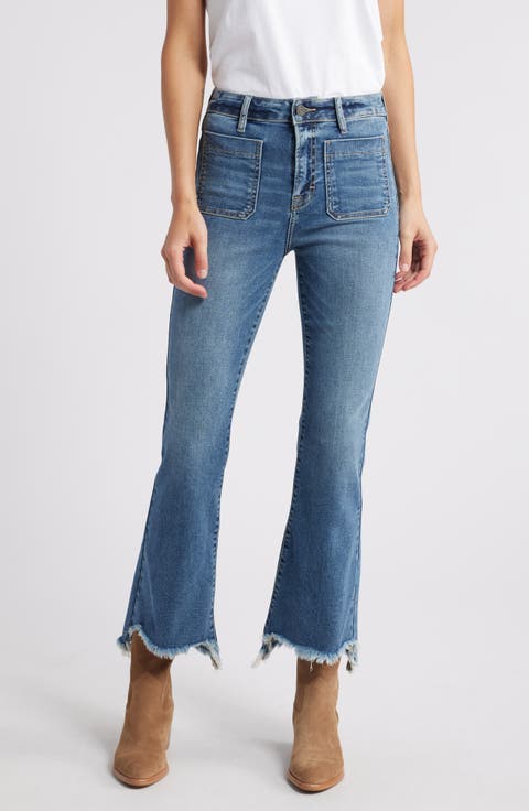 High Waist Crop Jeans