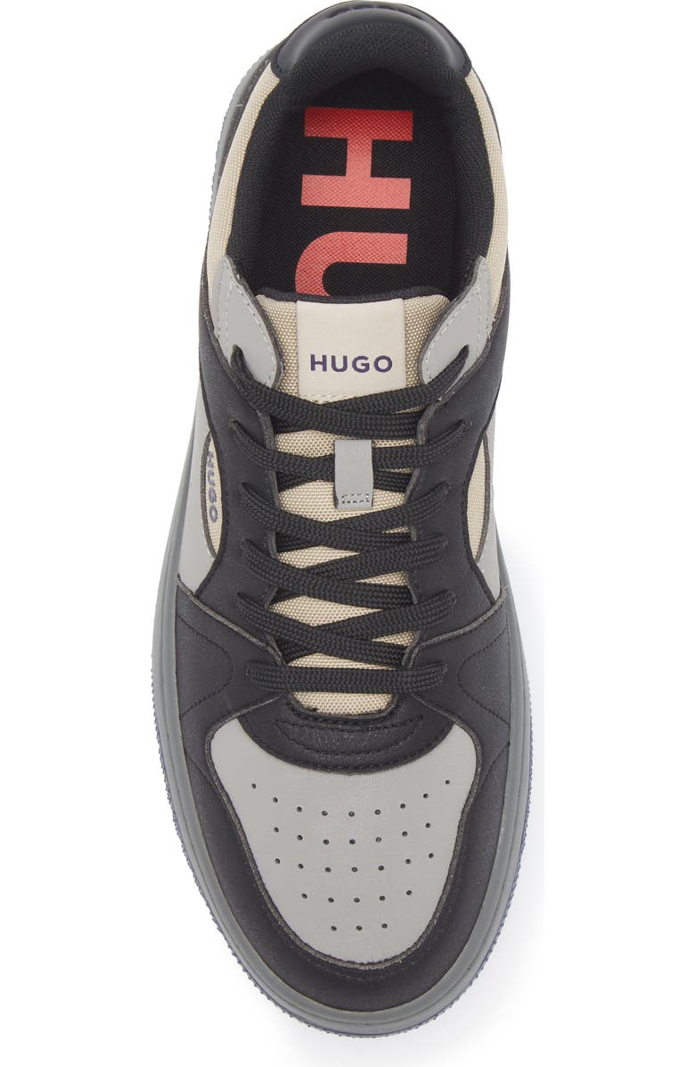 BOSS Hadrian Tennis Sneaker, Alternate, color, Charcoal Multi