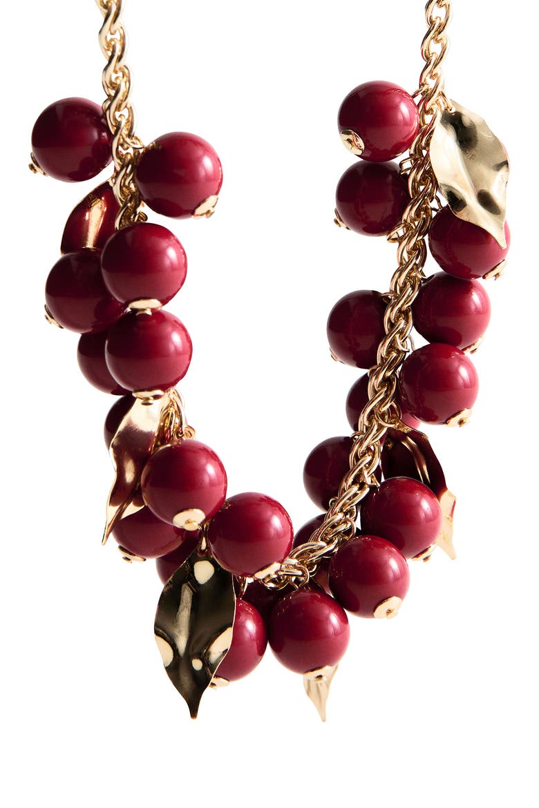 Beaded Chain Necklace, Alternate, color, GOLD