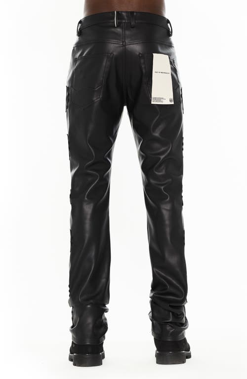 Cult Of Individuality Lenny 603 Bootcut Jeans In Black