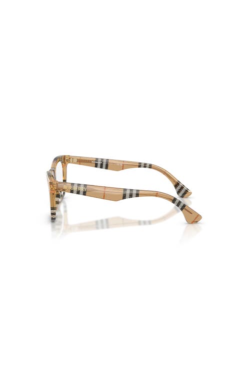 Burberry 45mm Square Optical Glasses In Neutral