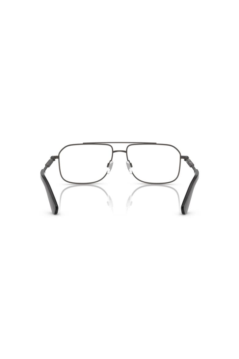 58mm Rectangle optical glasses, Alternate, color, Grey