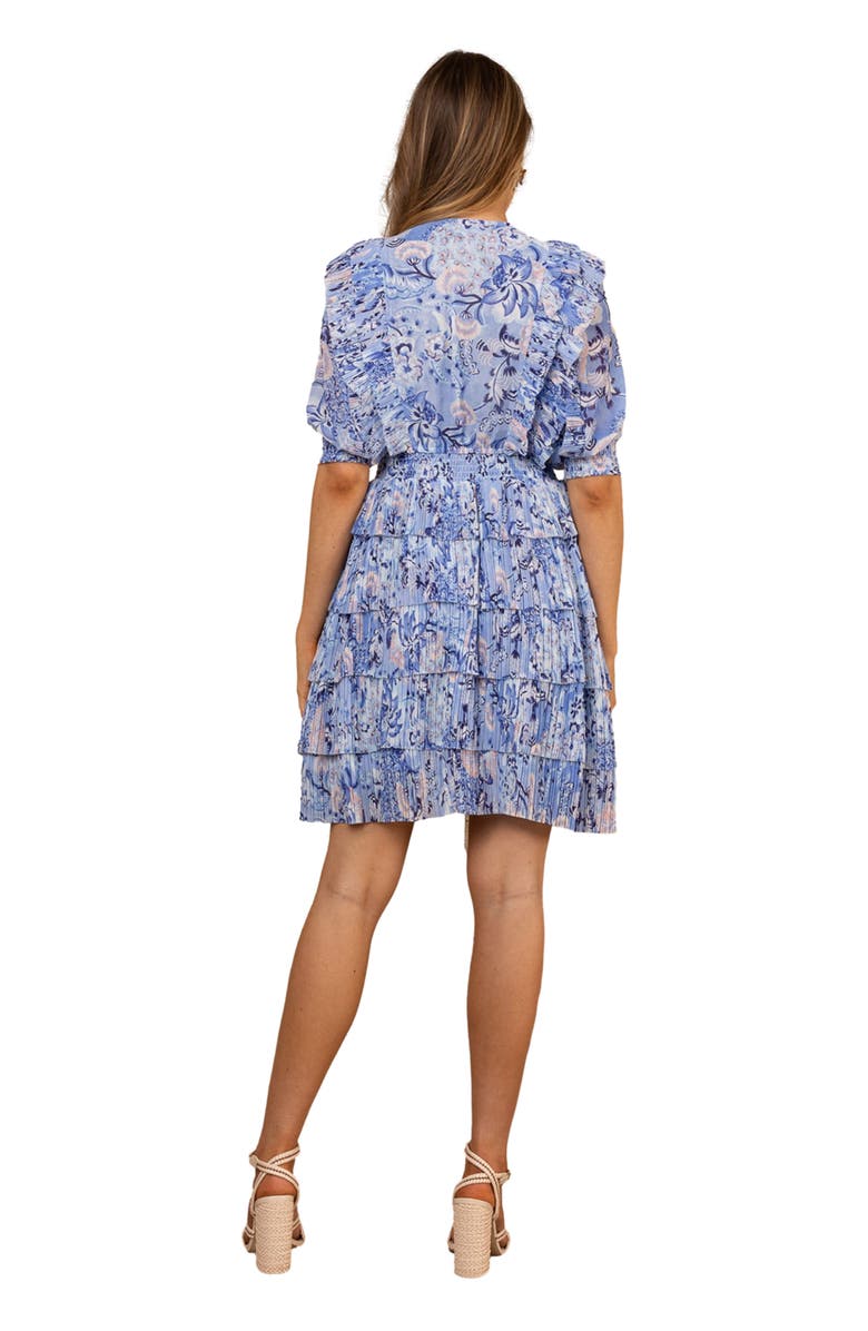 Hale Bob Zoya Chiffon Dress, Alternate, color, Blue