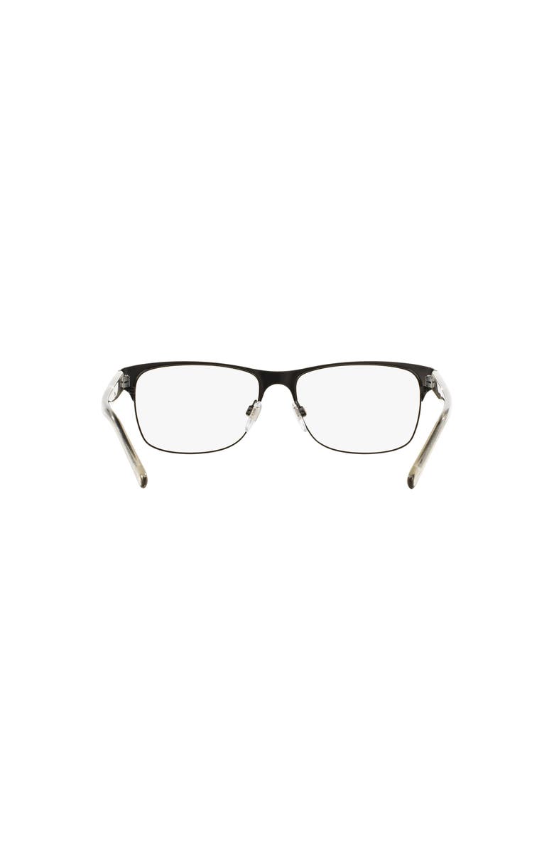 Burberry 55mm Rectangle optical glasses, Alternate, color, Black