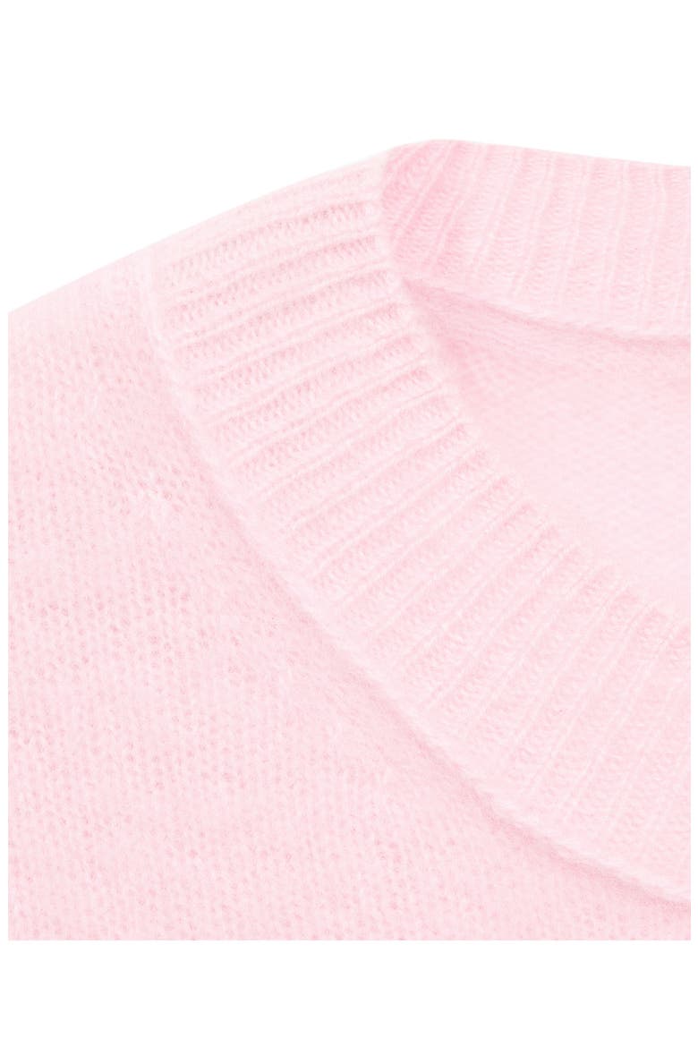 Wool Short Sleeved Sweater, Alternate, color, PASTEL PINK