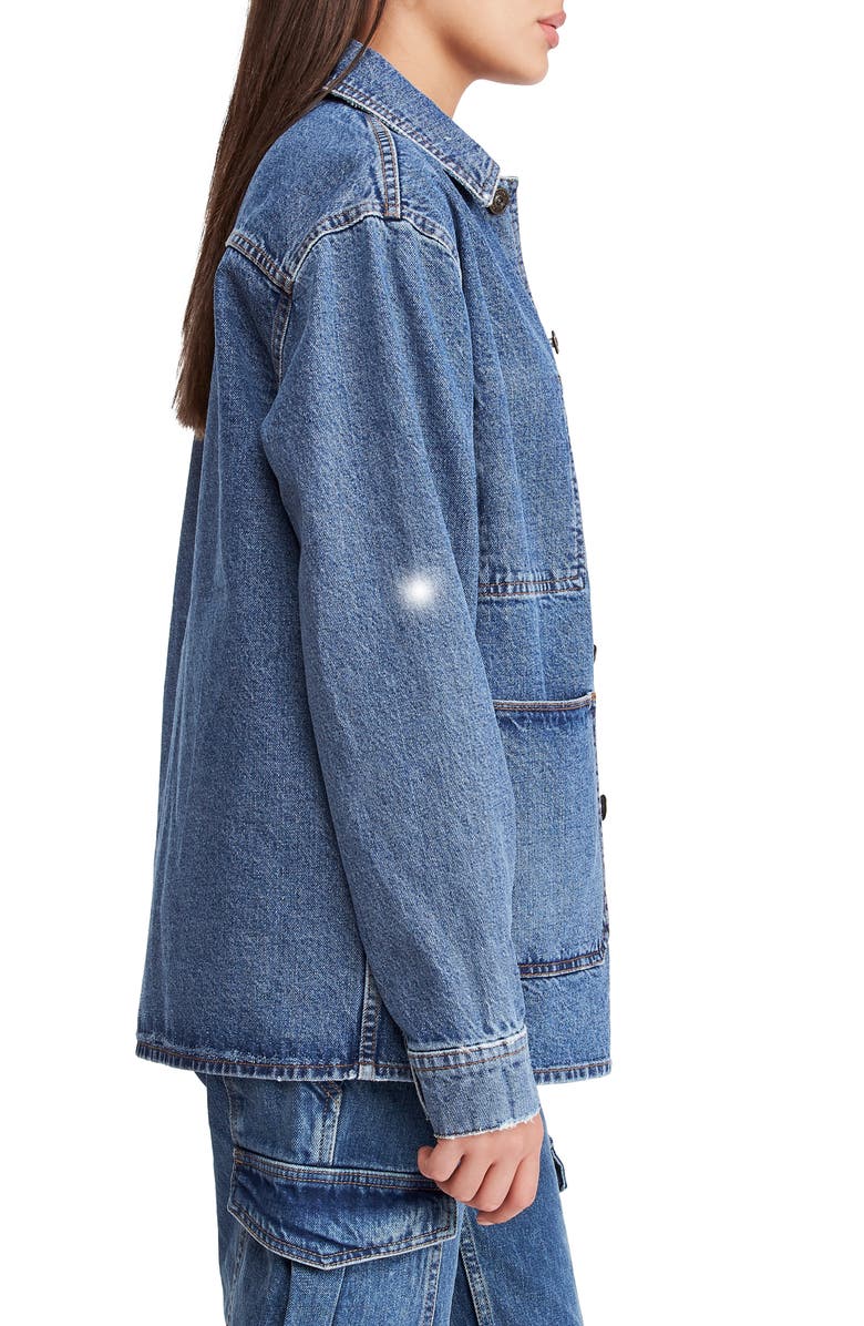 BDG Urban Outfitters Longline Denim Jacket, Alternate, color, 