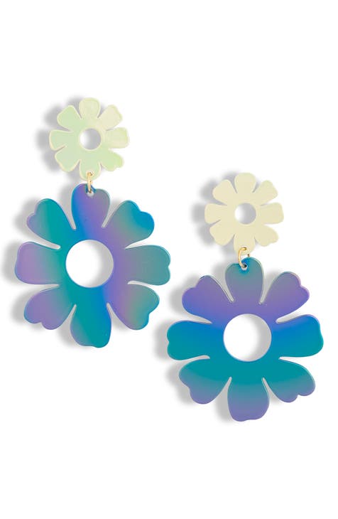 Flower Drop Earrings