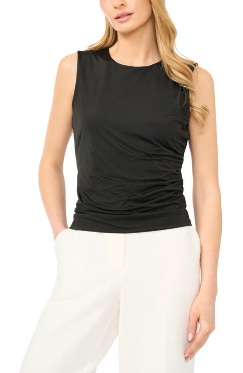 Ruched Sleeveless Top