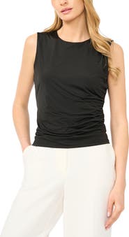 Halogen® Ruched Sleeveless Top